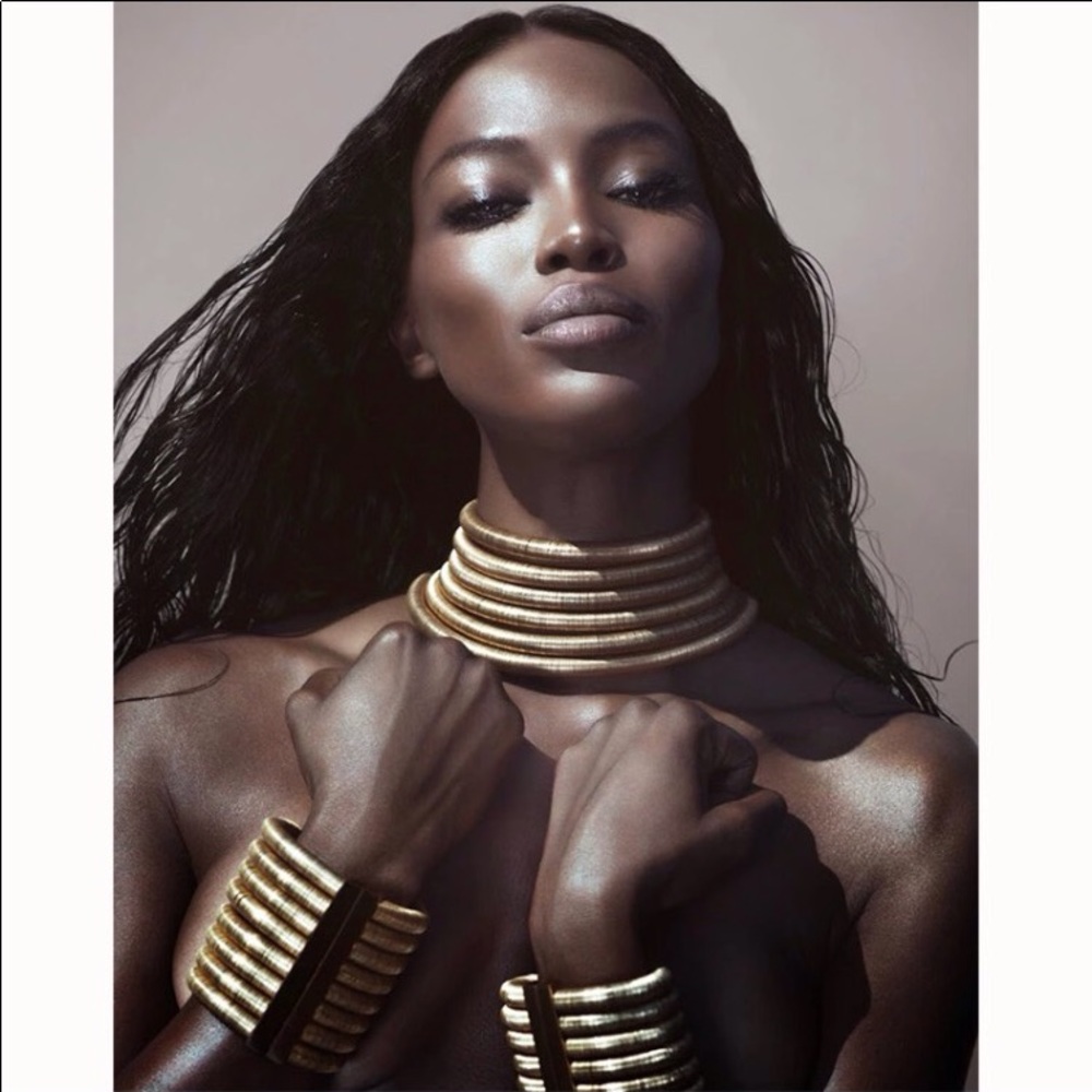 BLACK PANTER Choker necklace - Picture 1 of 6